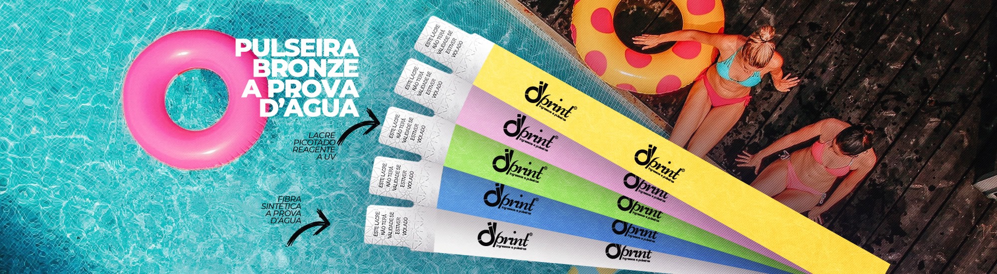 Pulseira Bronze - Piscina
